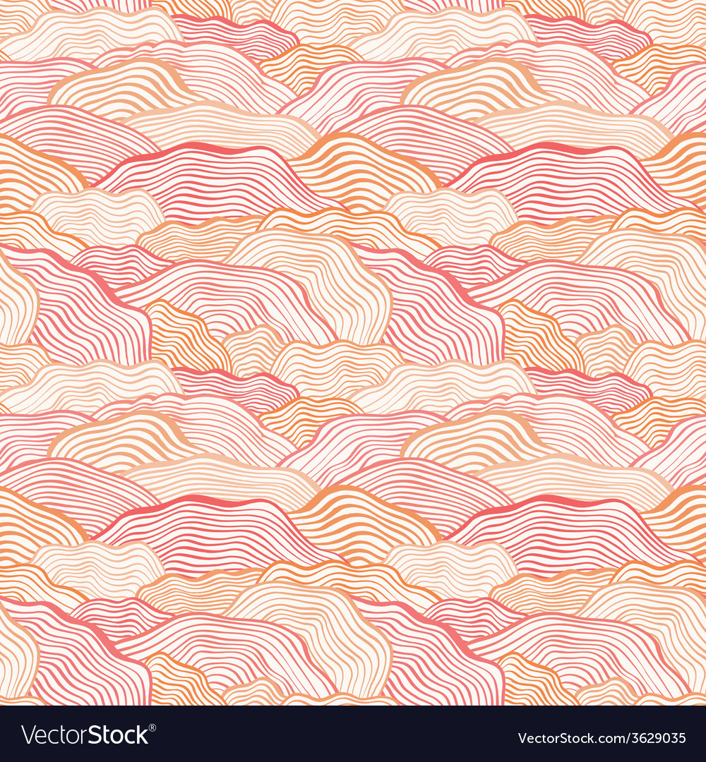 Seamless pattern with wavy scale texture