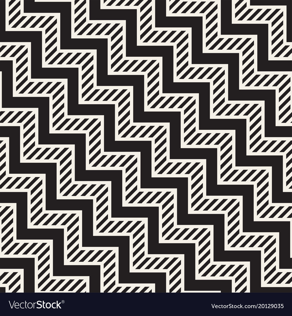 Zigzag Line Abstract Pattern