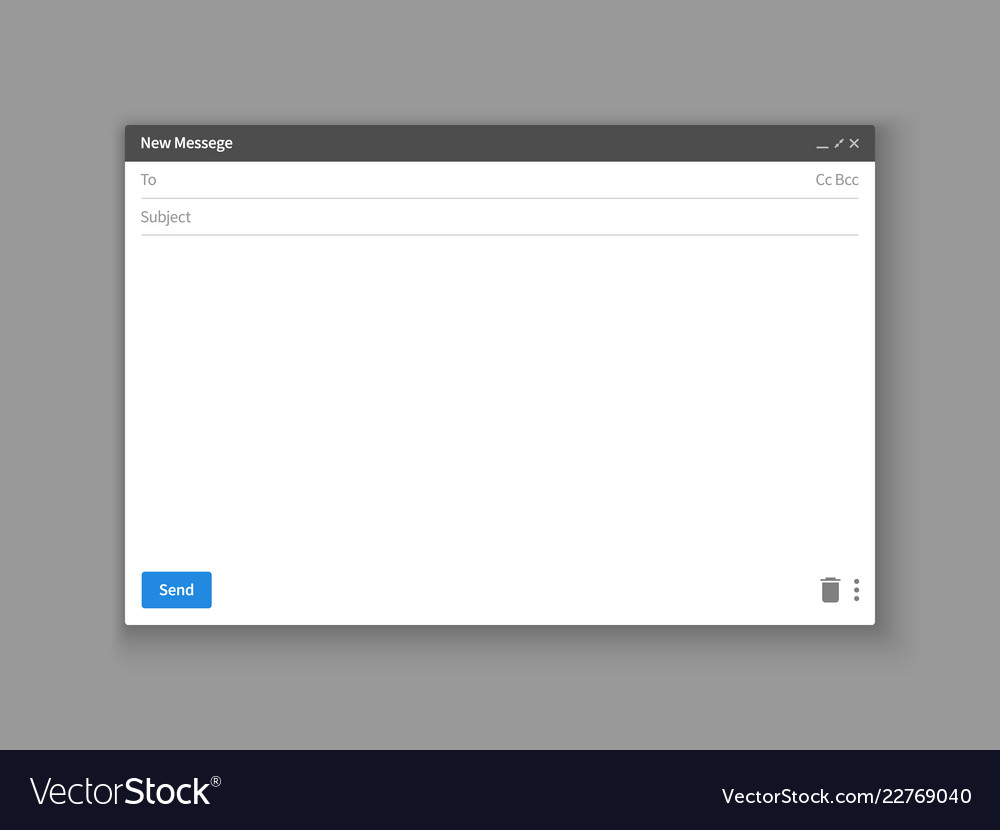 email-template-blank-e-mail-browser-window-mail-vector-image