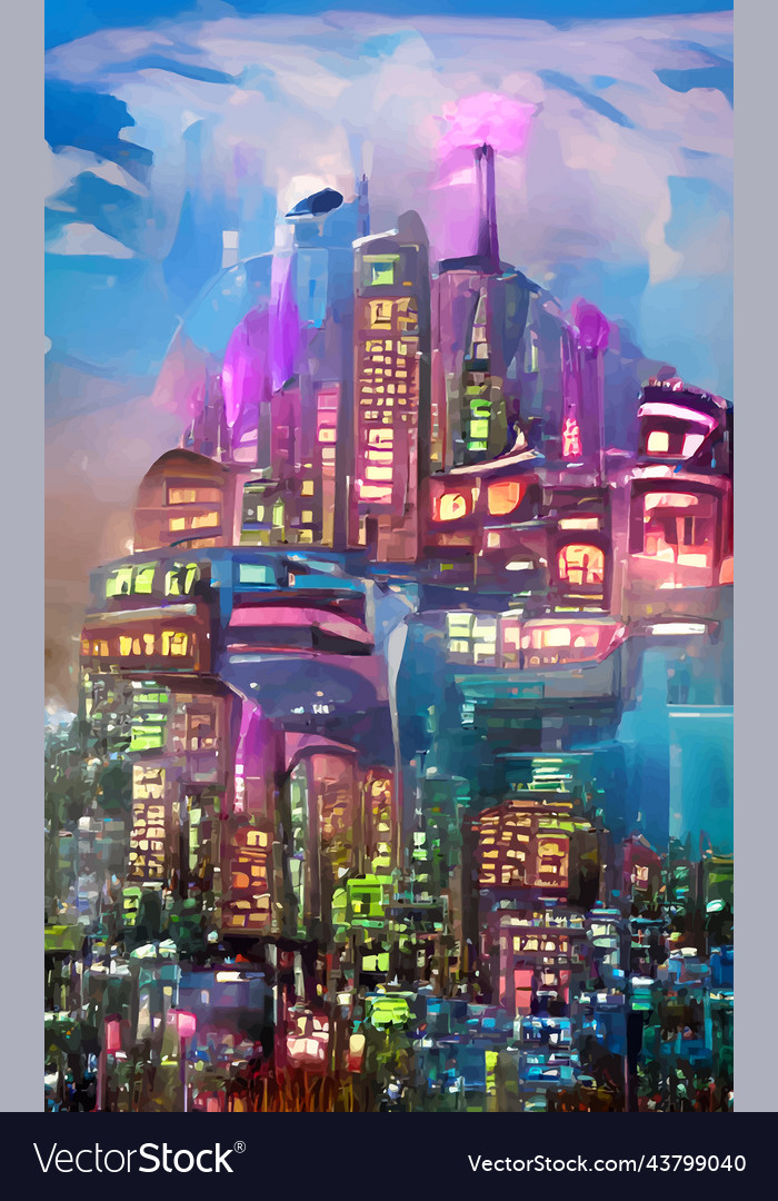 Cyberpunk Futuristic City –