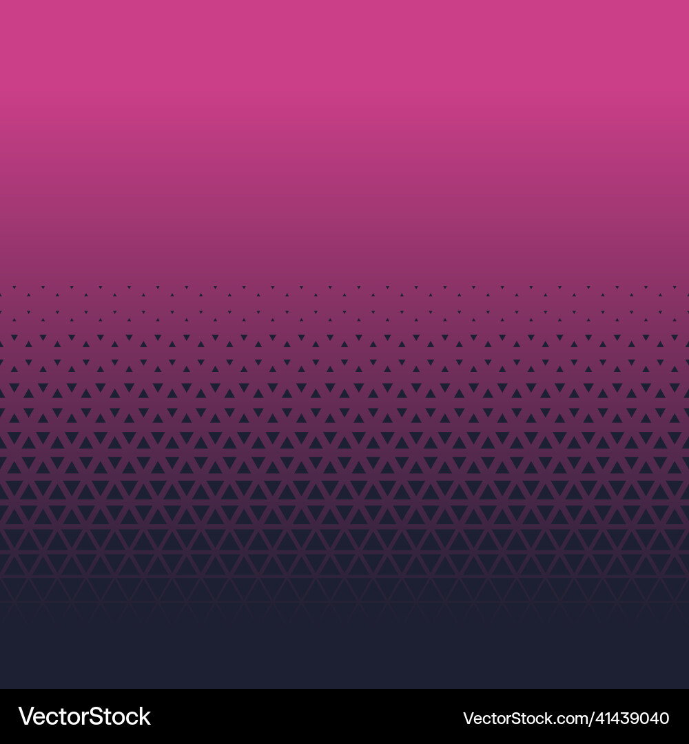 Halftone triangle pattern seamless geometric Vector Image