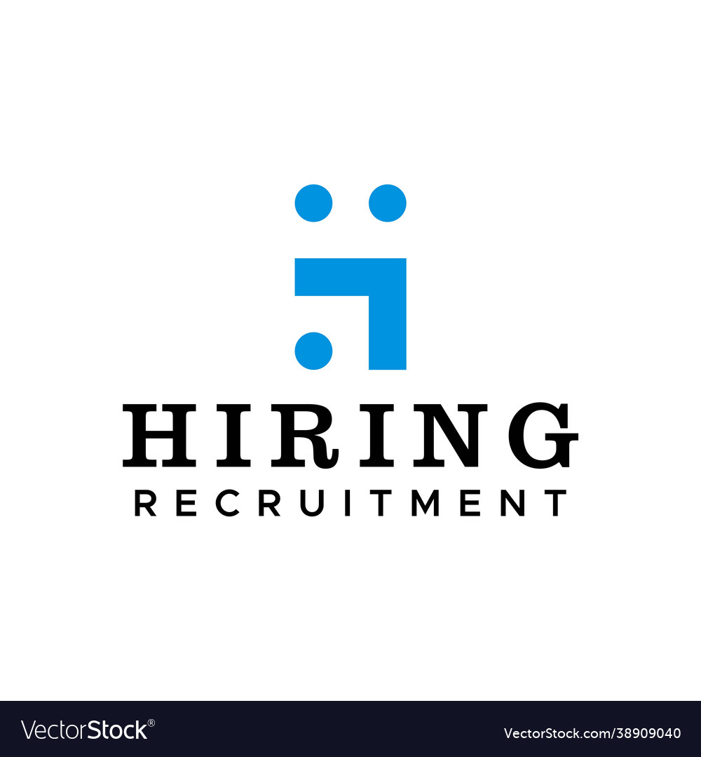 Hiring logo Royalty Free Vector Image - VectorStock