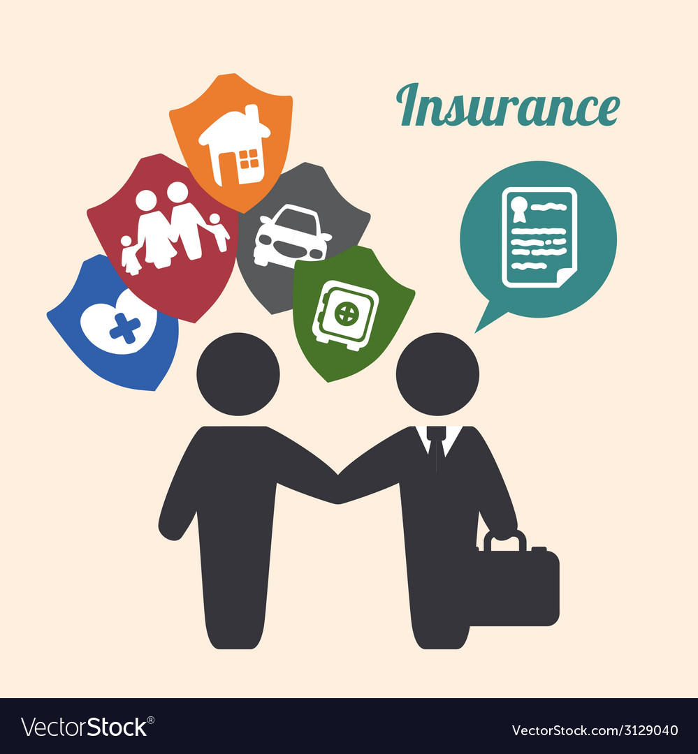 Insurance design Royalty Free Vector Image - VectorStock
