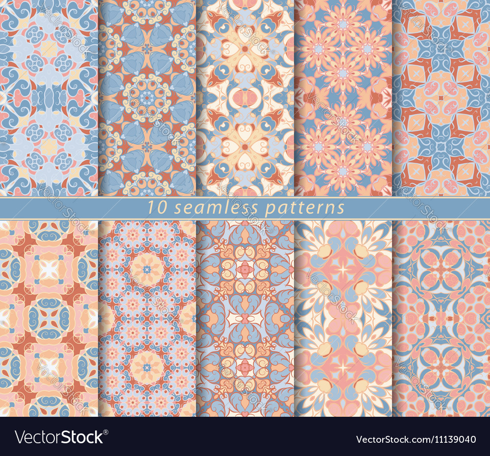 Set of seamless pattern