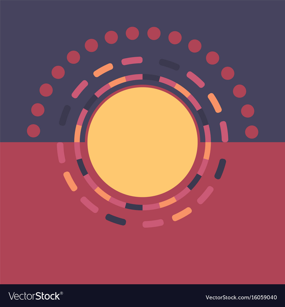 Technology colorful round background abstract