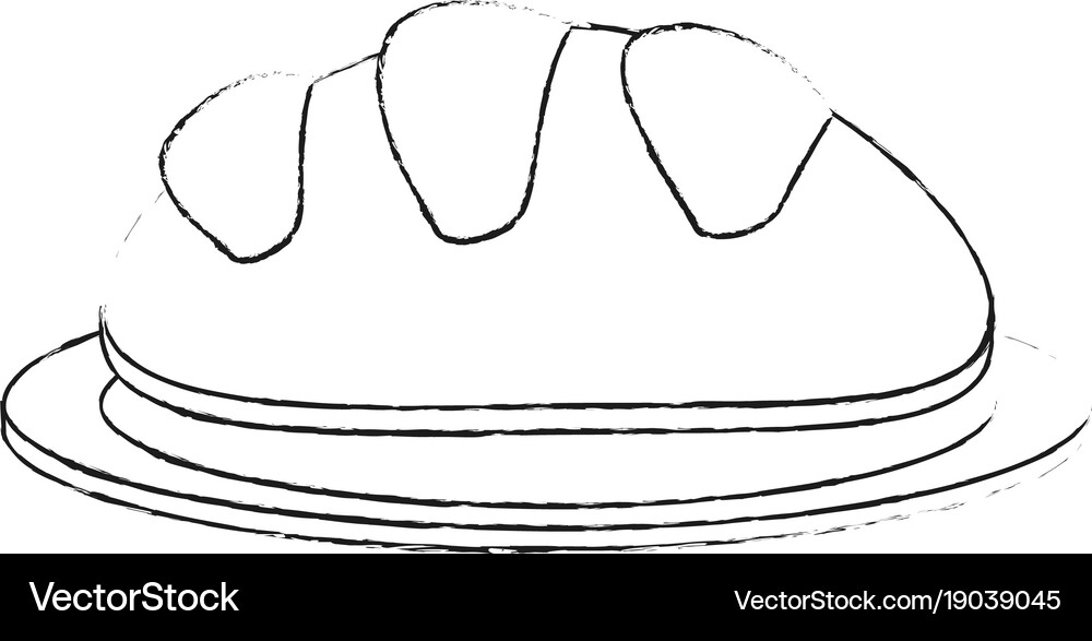 Fresh bread bakery Royalty Free Vector Image - VectorStock