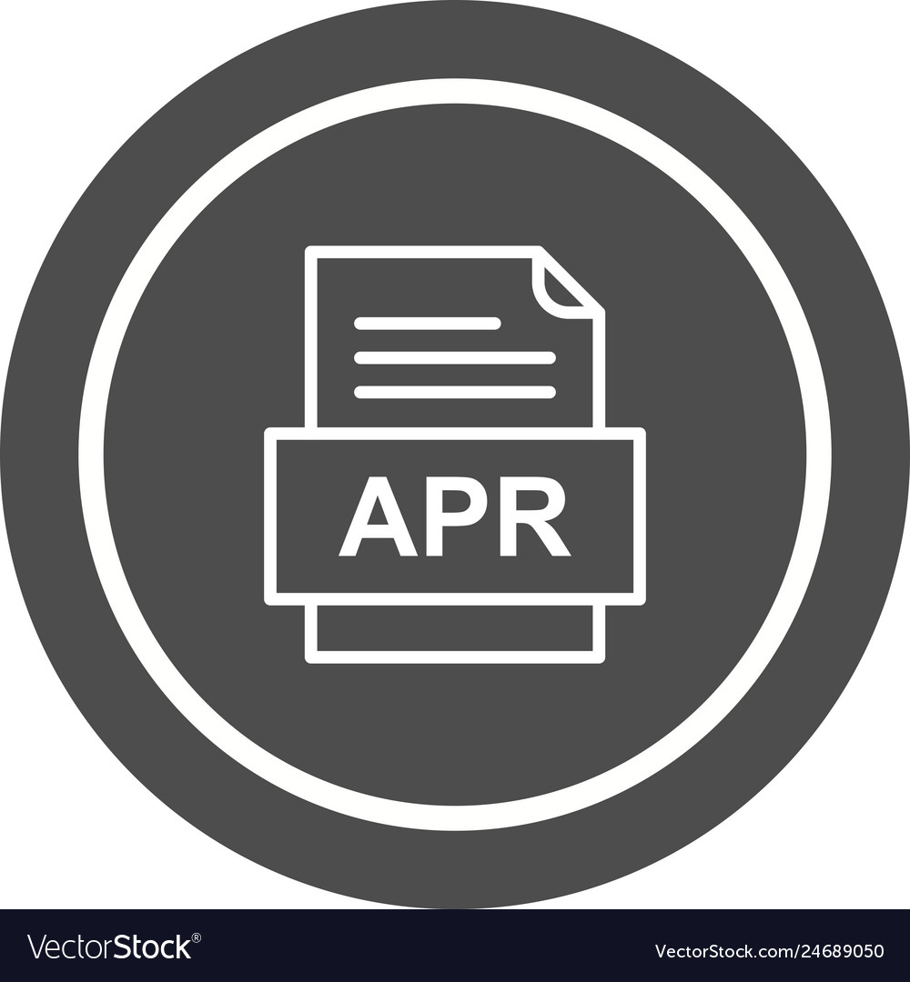 Apr file document icon