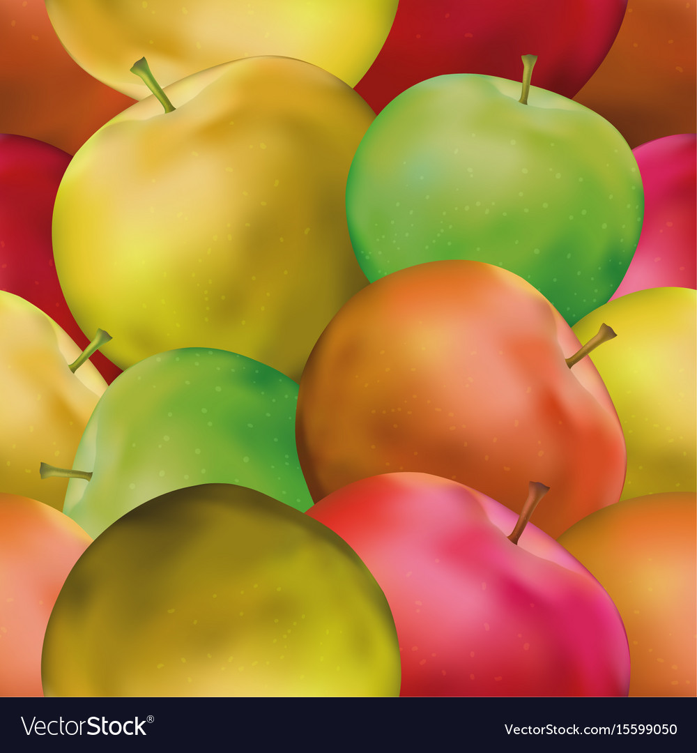 Background with apples