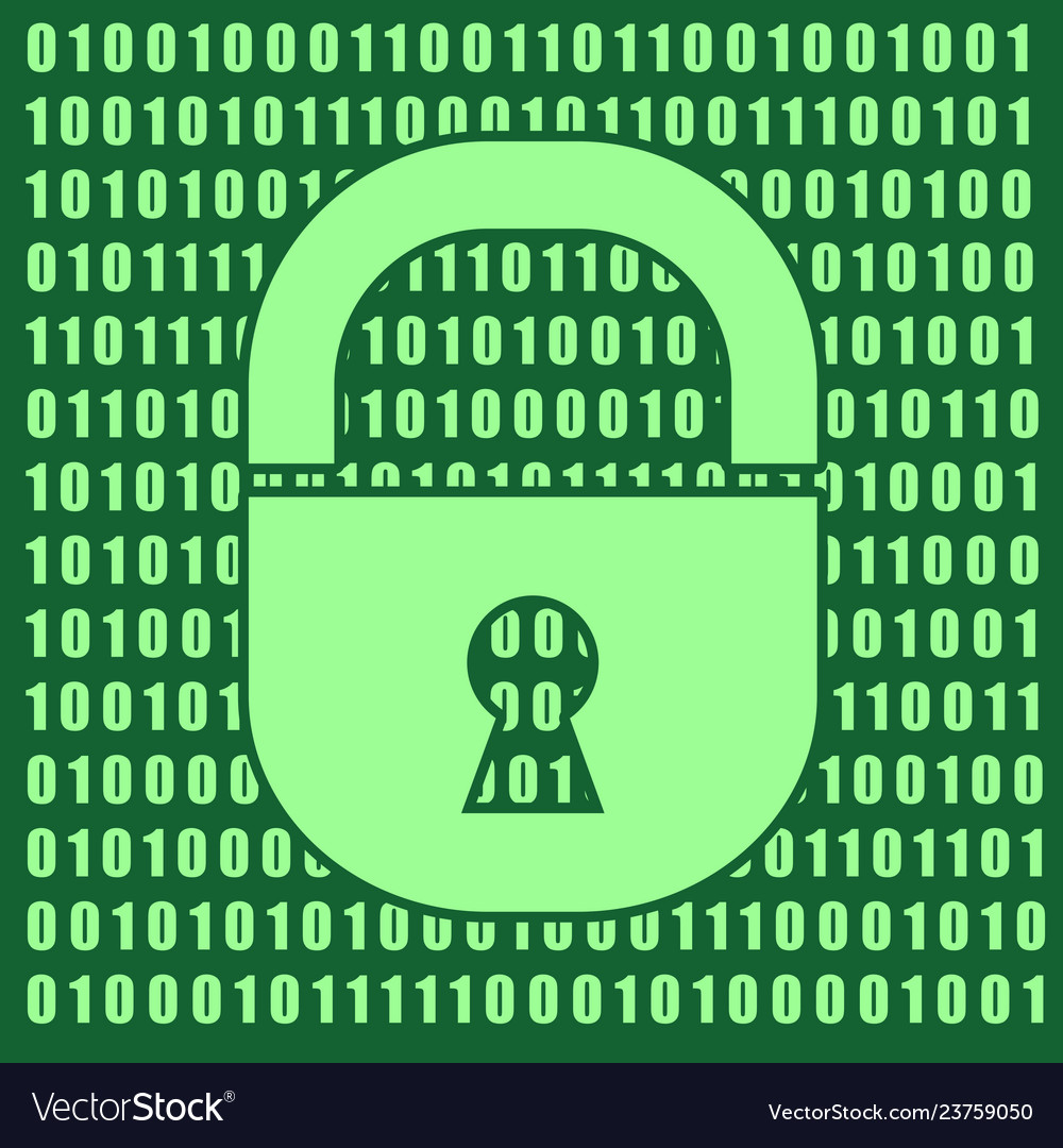 Binary code backdrop vector image Binary code backdrop