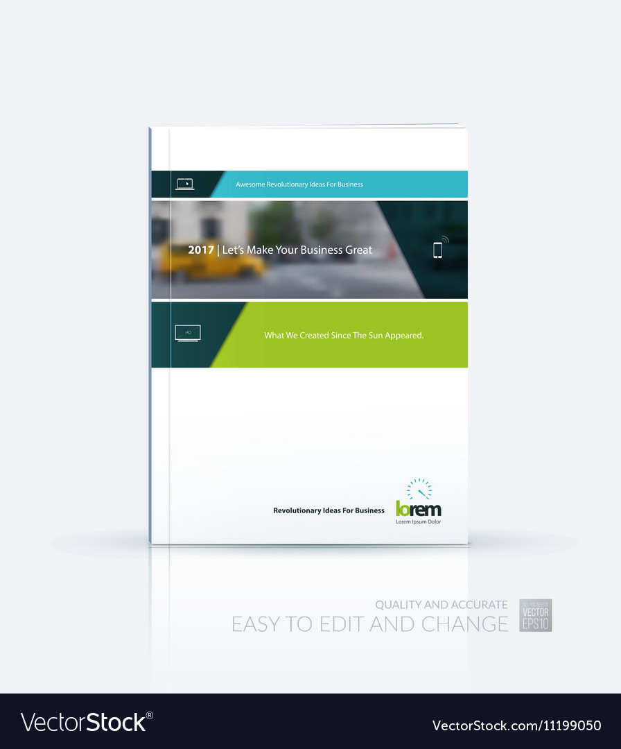 Brochure template layout collection cover design