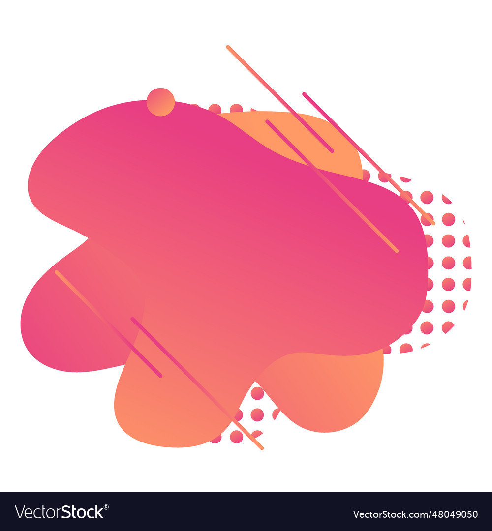 Creative gradient flow with lines circles