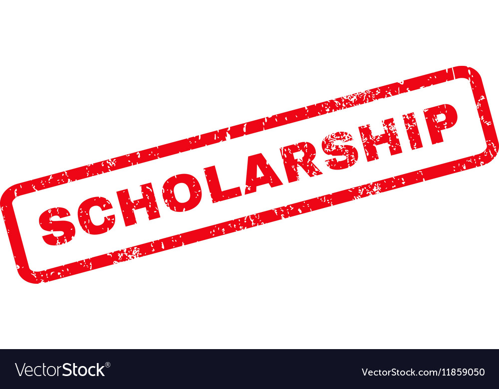 Scholarship rubber stamp Royalty Free Vector Image