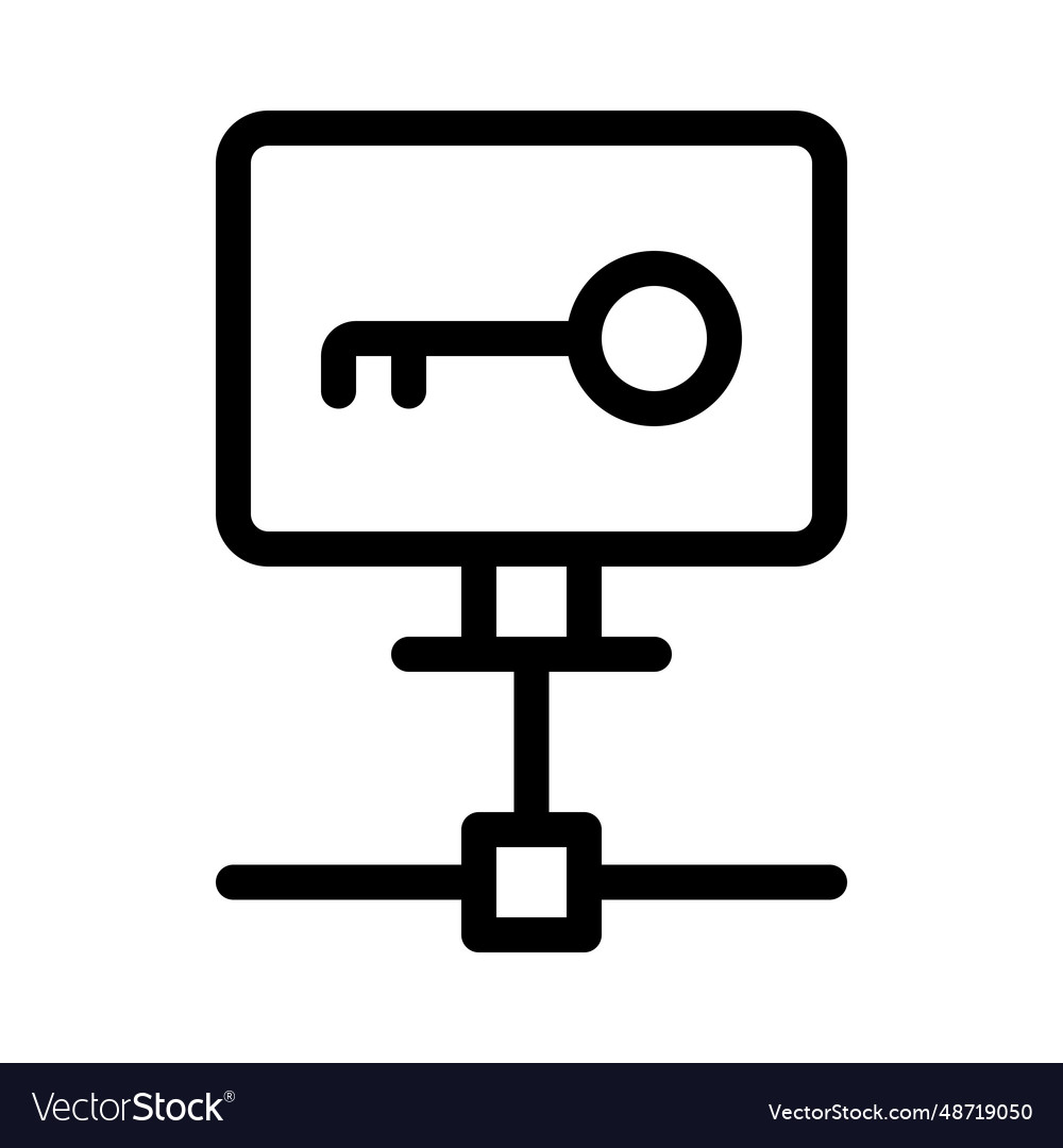 Server network connected to internet is been
