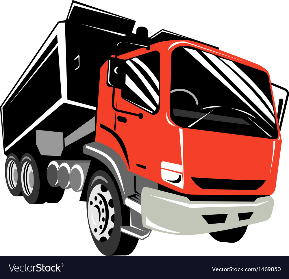 tipper-dump-truck-lorry-royalty-free-vector-image