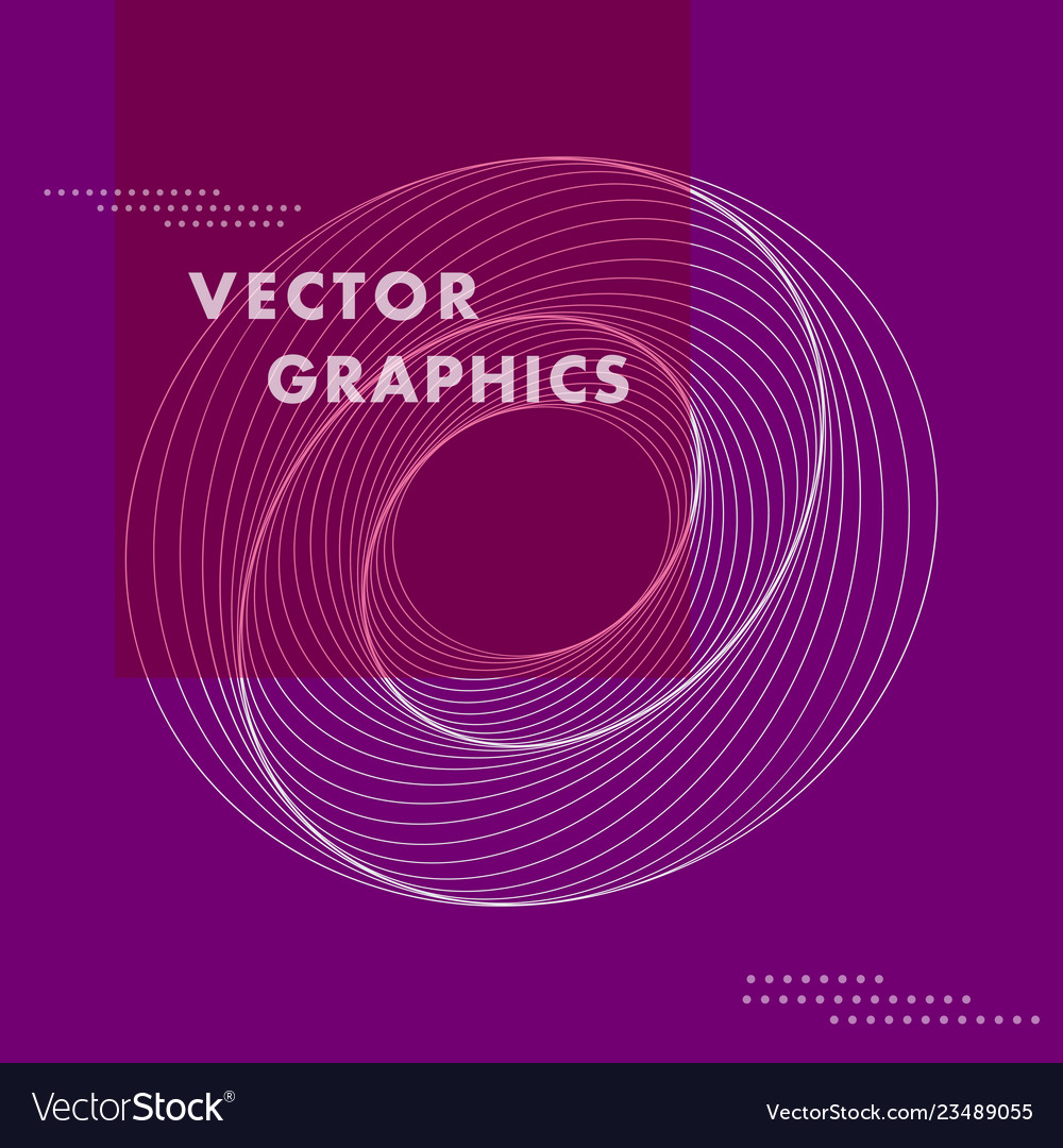 Abstract circles lines pattern design vector image Abstract circles lines pattern design