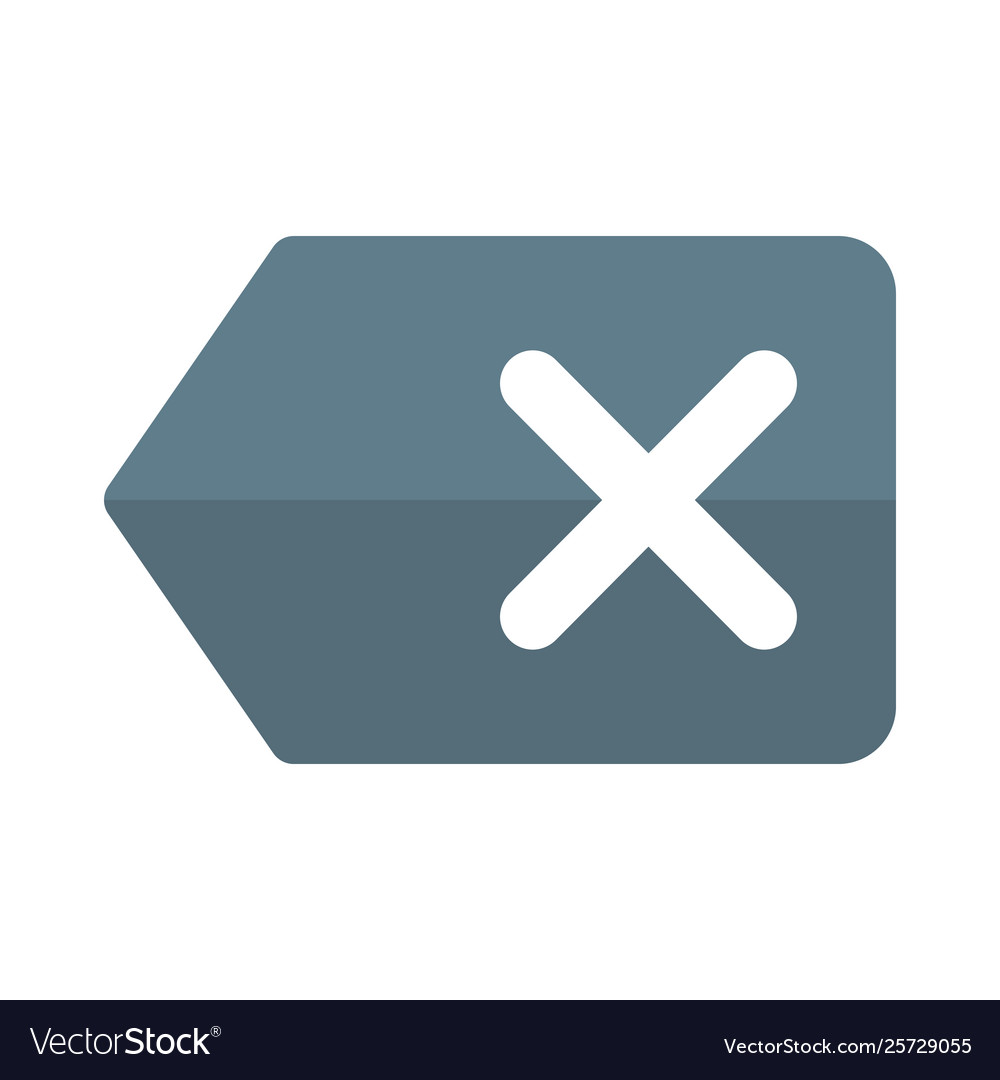 Backspace function key for computer keyboard
