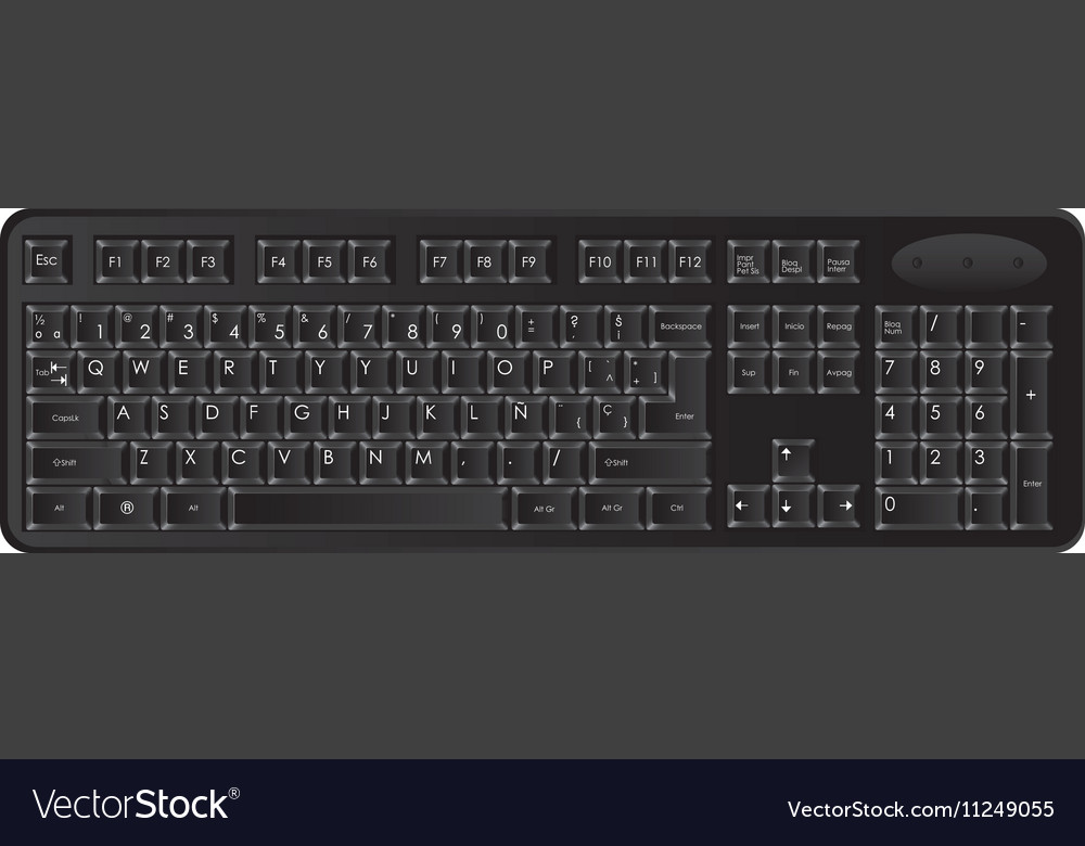 Computer keyboard icon image