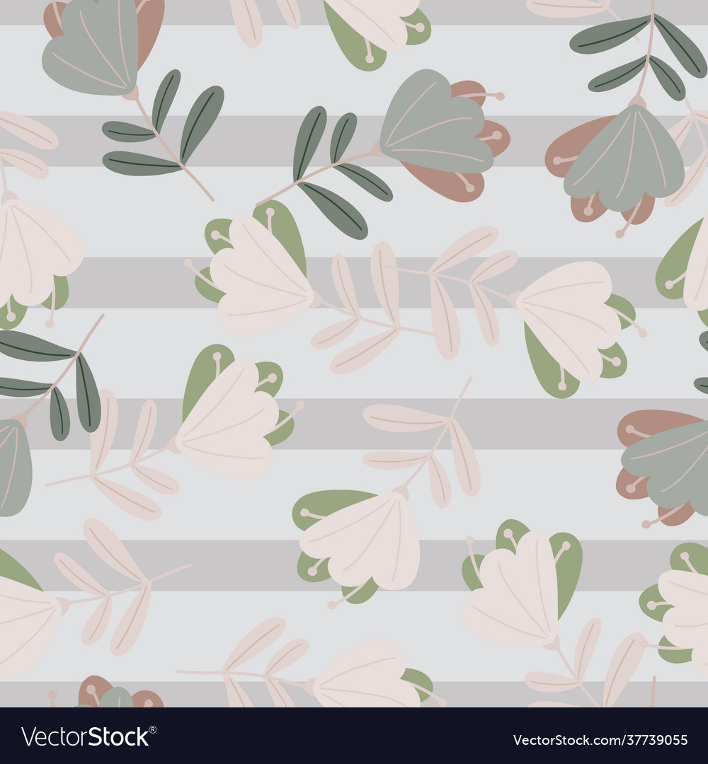 Decorative random seamless pattern with cute vector image Decorative random seamless pattern with cute