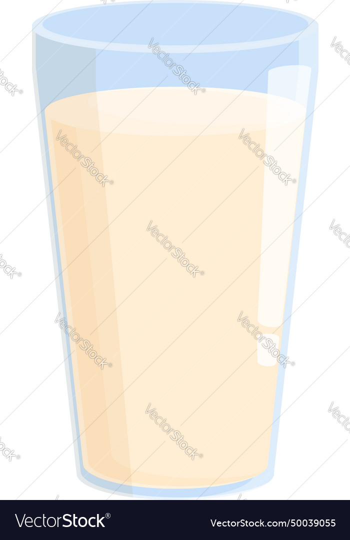 Glass milk icon cartoon splash food cream Vector Image