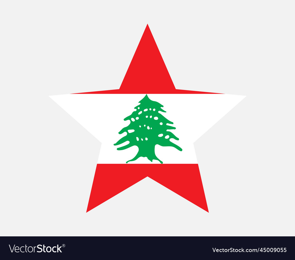 Lebanon star flag