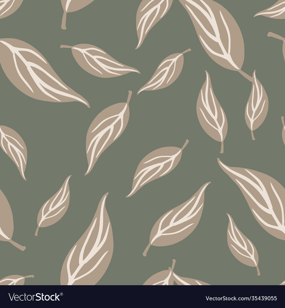 Random pale seamless pattern with simple outline vector image Random pale seamless pattern with simple outline