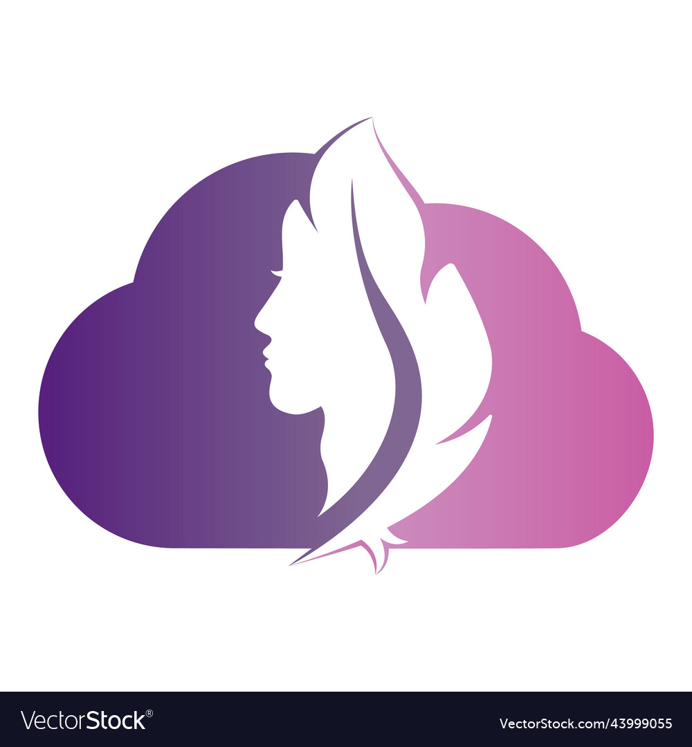 Soft beauty logo template design