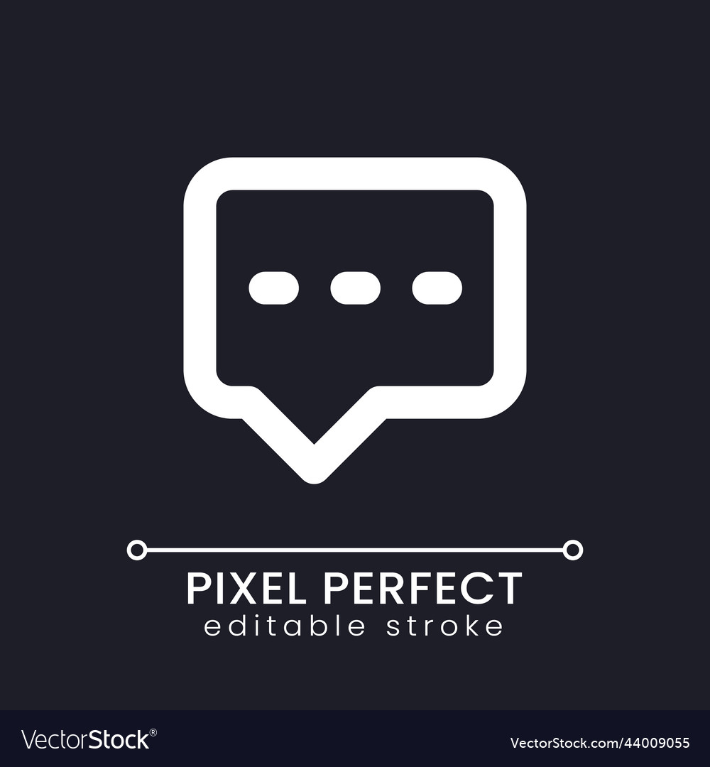 Eingabe von Nachricht Pixel perfekt weiß linear ui icon