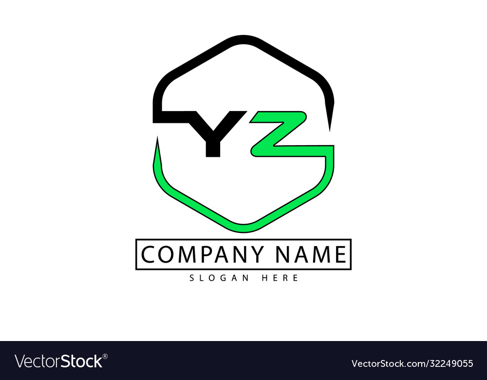 Yz logo Royalty Free Vector Image - VectorStock