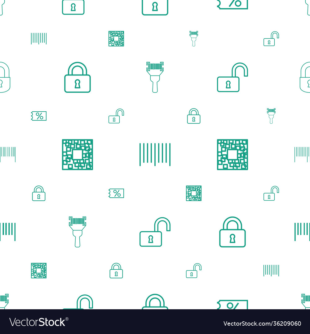 Code icons pattern seamless white background