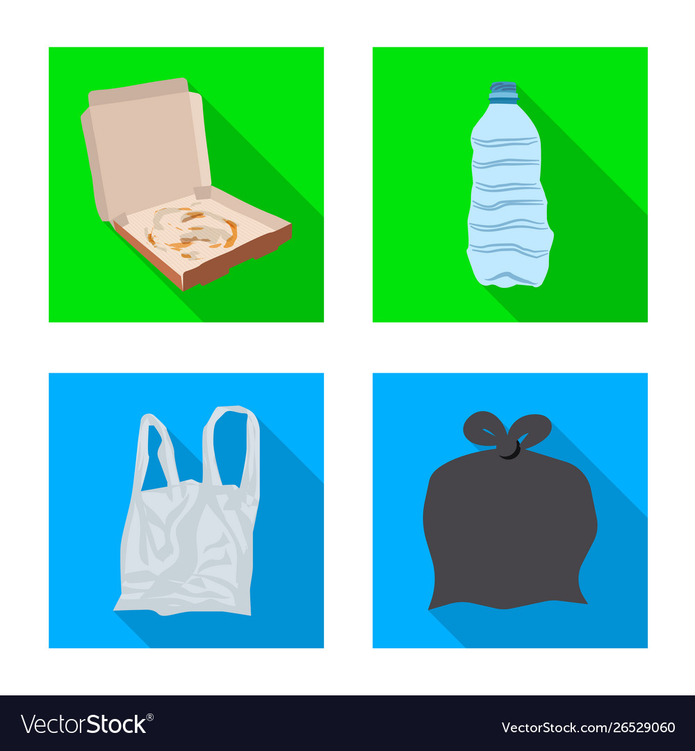 Design refuse and junk icon collection