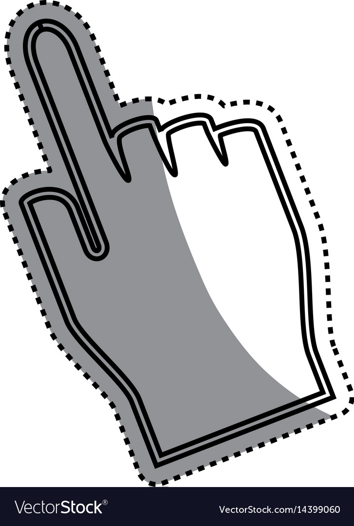 Hand click cursor