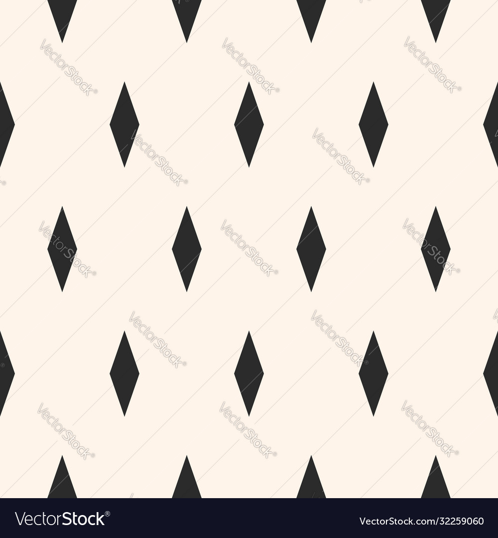 Minimalist pattern with rhombuses simple seamless vector image Minimalist pattern with rhombuses simple seamless