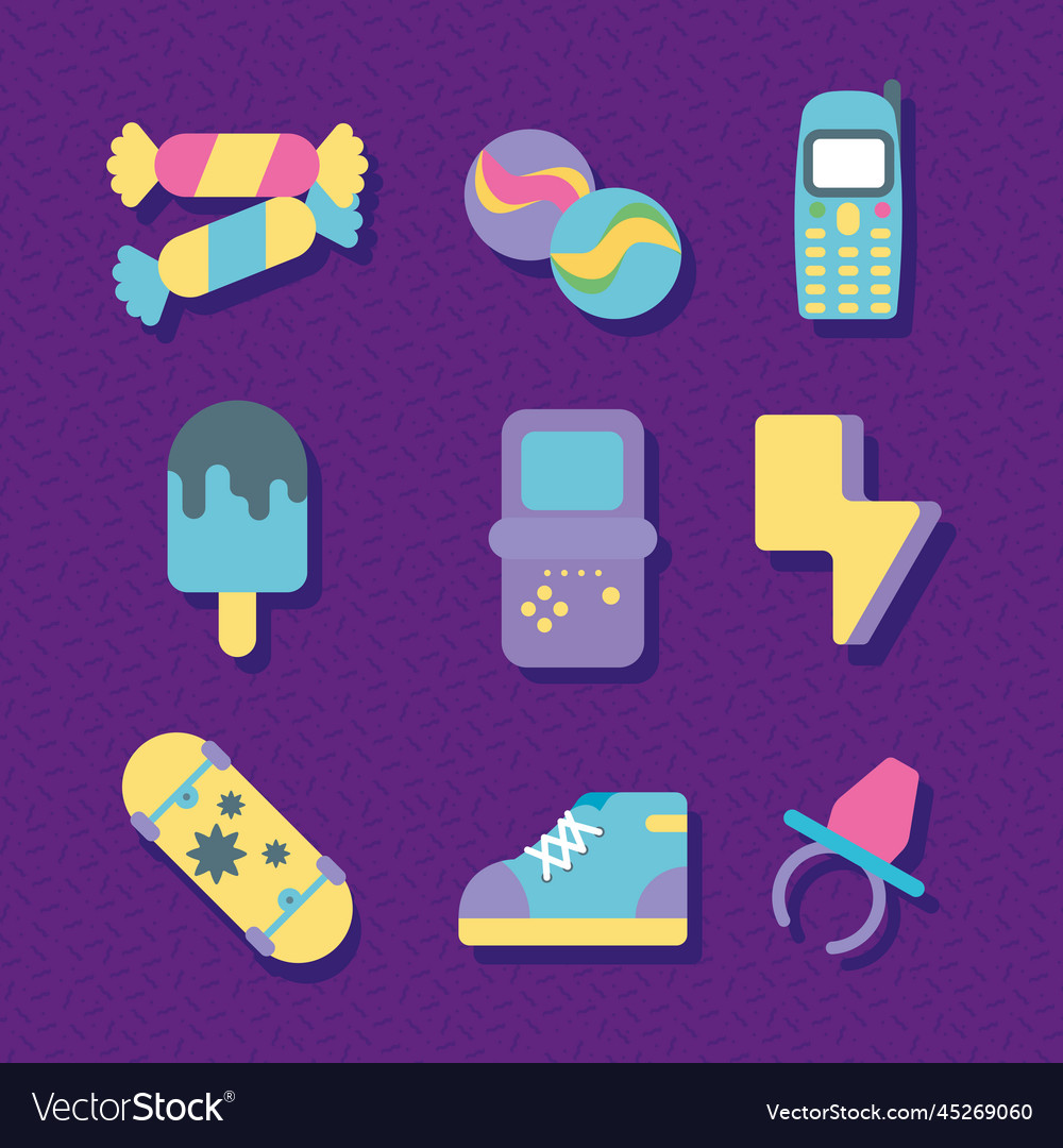 Nine objects nineties style