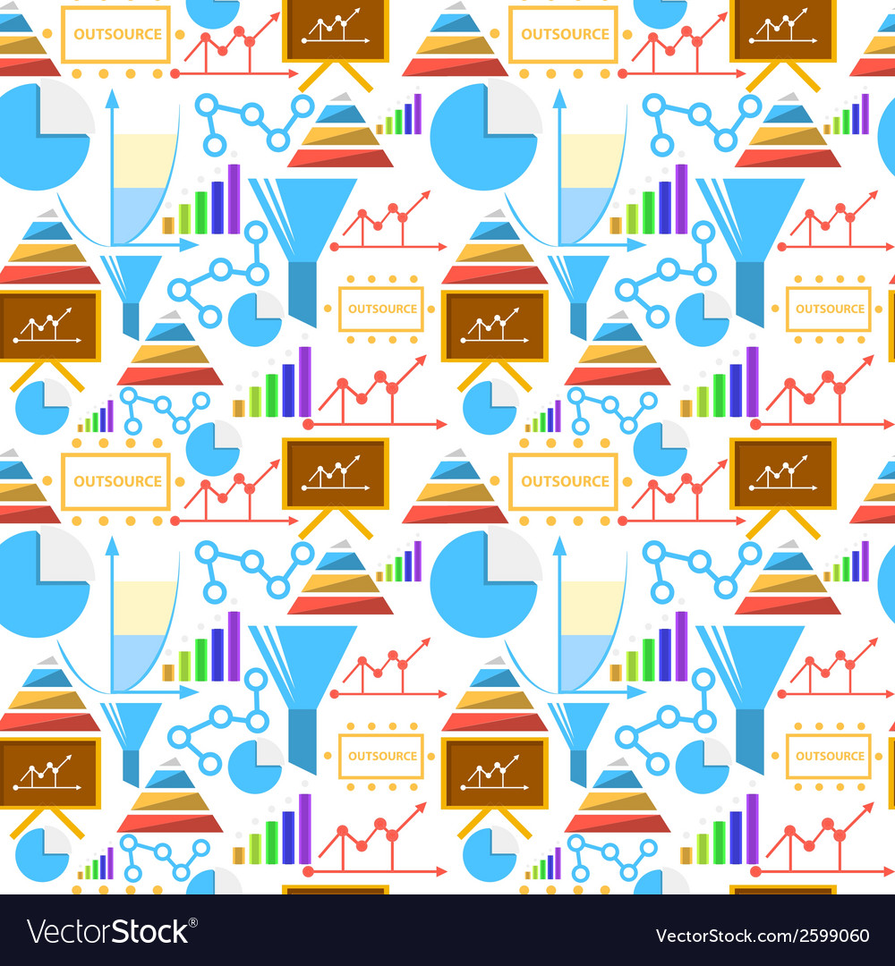 Outsource Pattern - Colorful Symbols