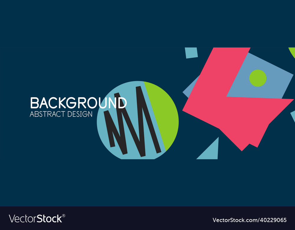 Abstract background blocks lines triangles