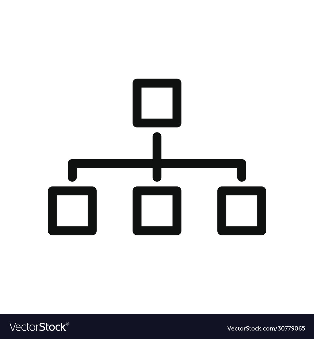 Conceptual map icon line style