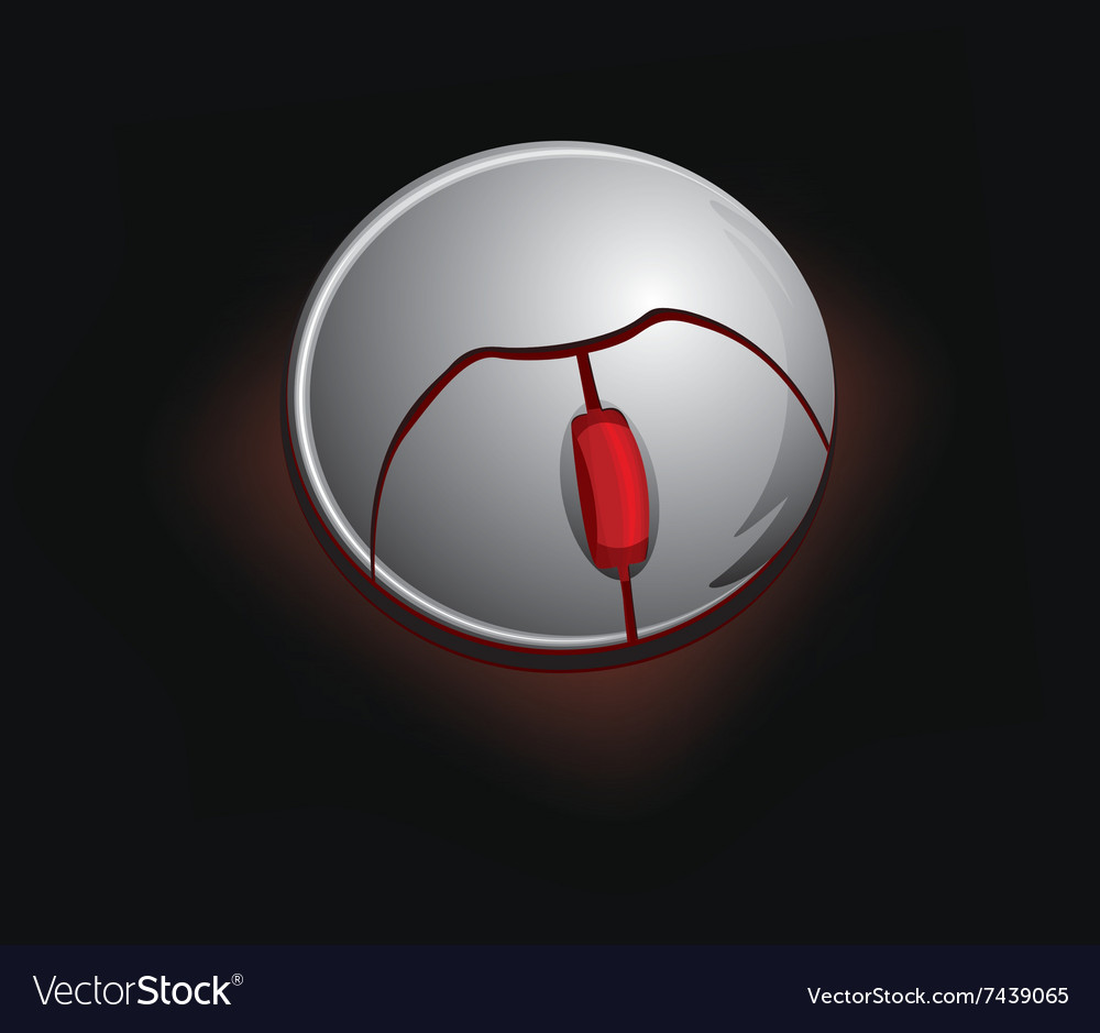Grey computer mouse