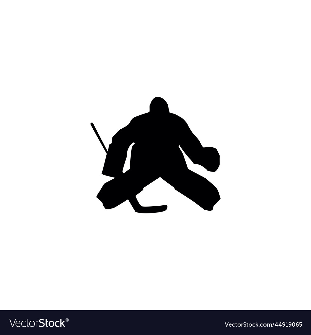 Eishockey Silhouettes - Action Shot