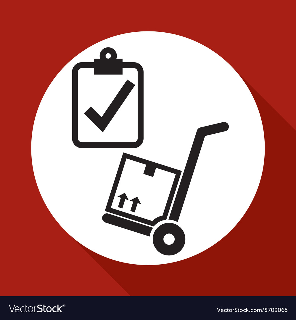 Logistic design shipping and delivery conception