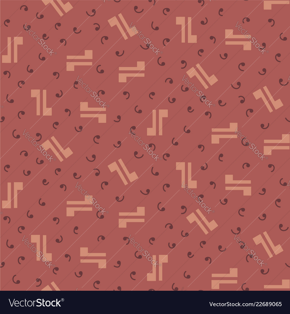 Seamless abstract pattern in red