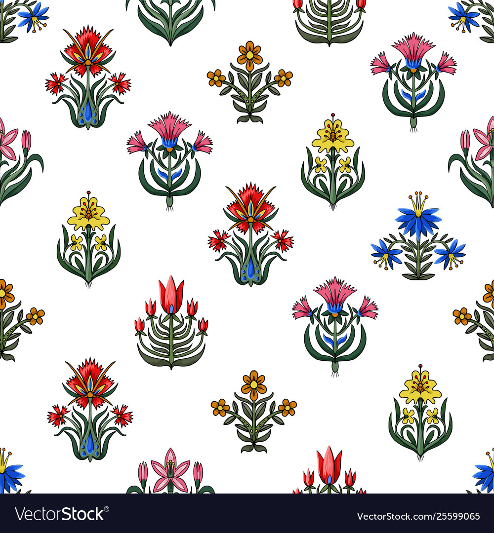 Seamless pattern with little flowers for fabric or