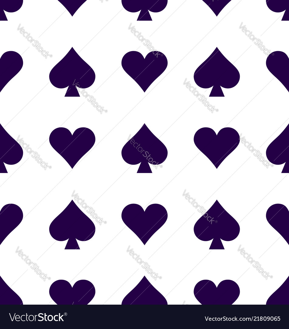 Seamless patterns with icons of playings vector image Seamless patterns with icons of playings