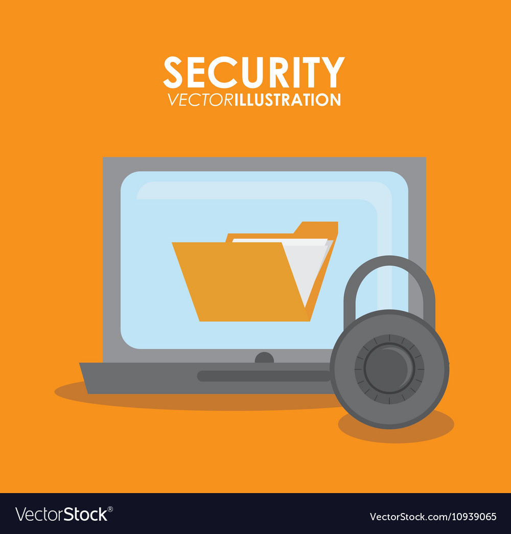 Security system and protection design Royalty Free Vector