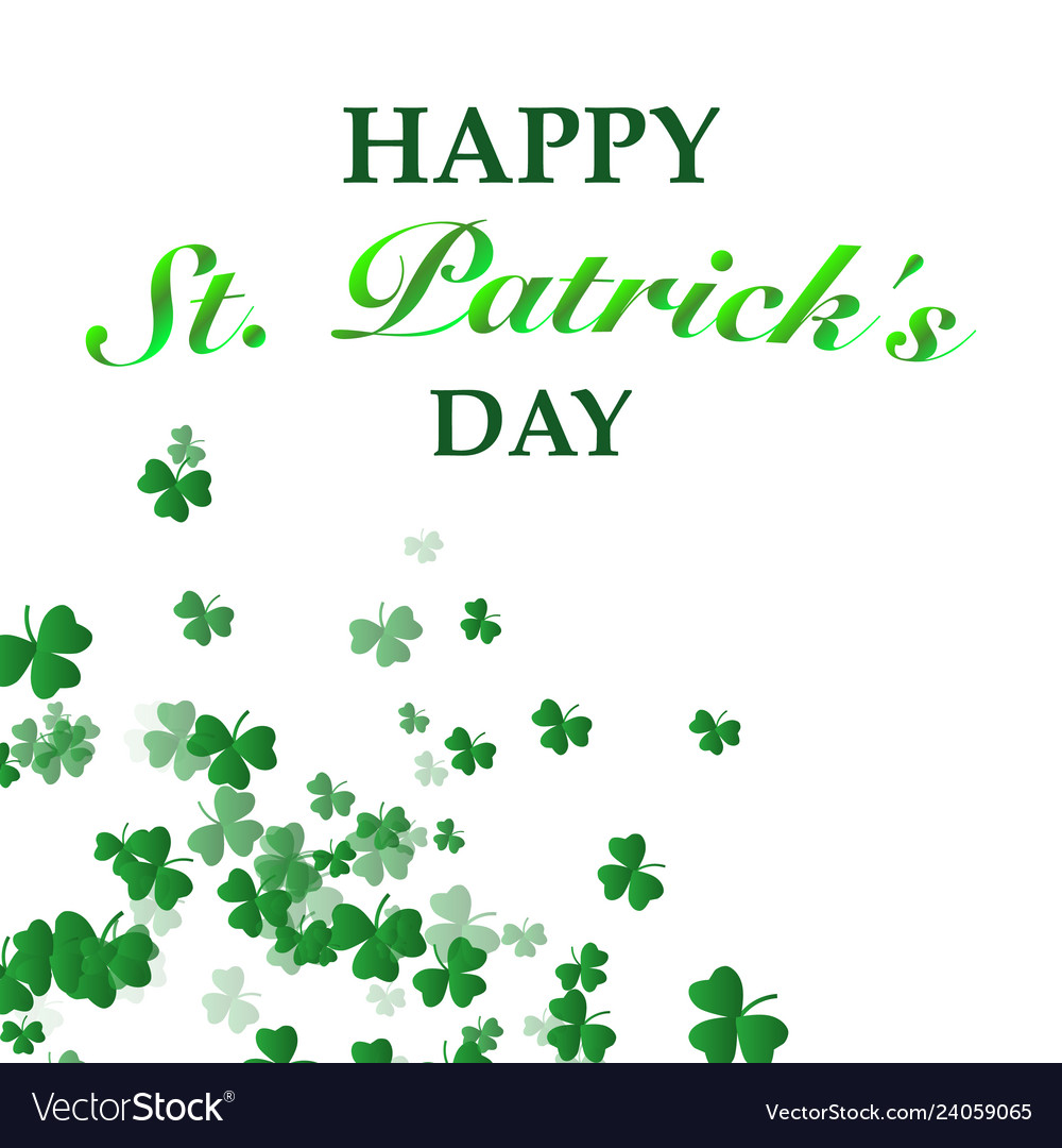 St patricks day background Royalty Free Vector Image