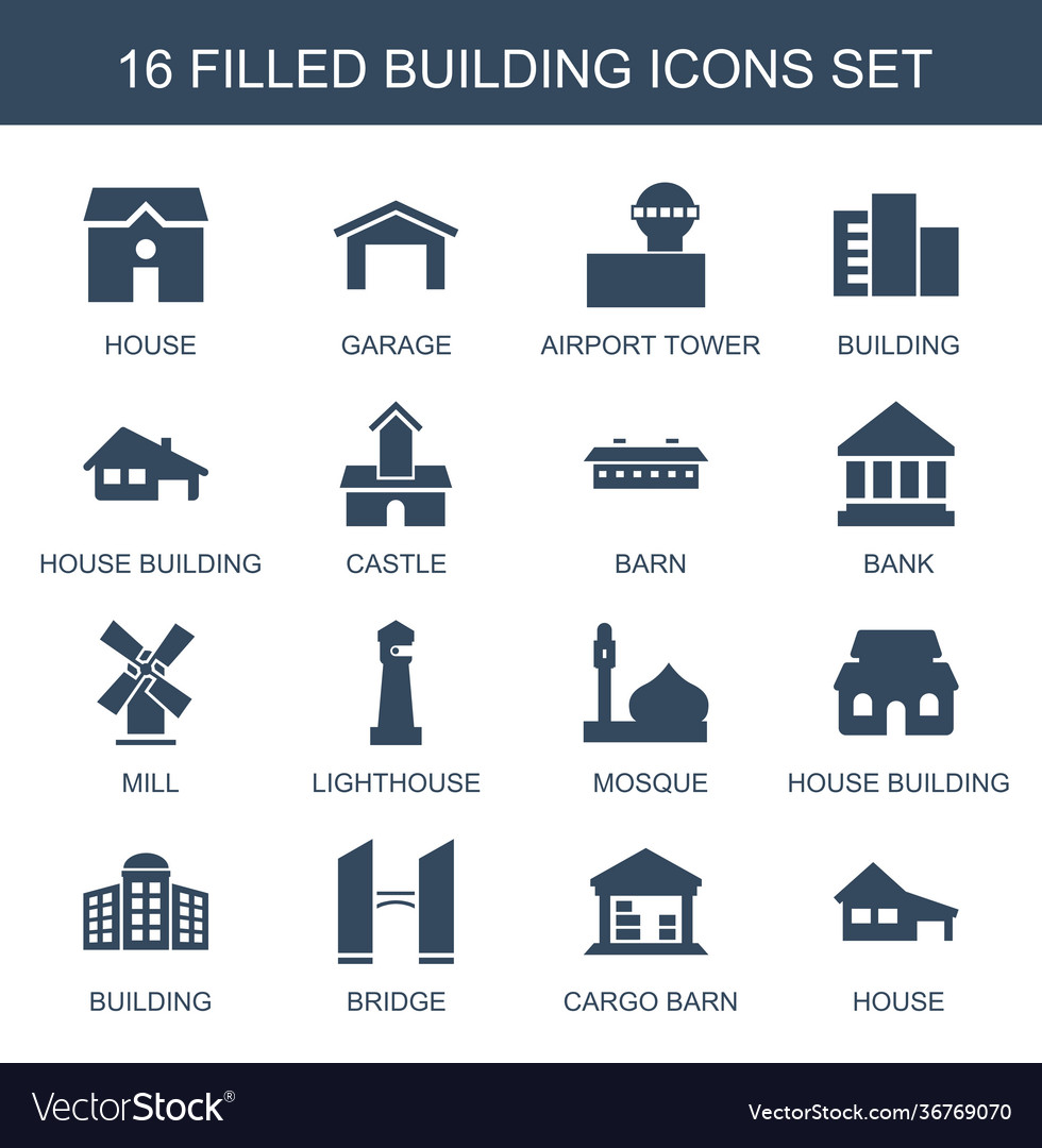 Building icons