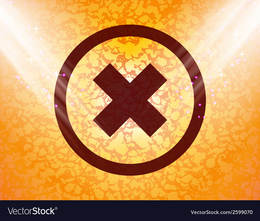 Cancel flat modern web button and space for your