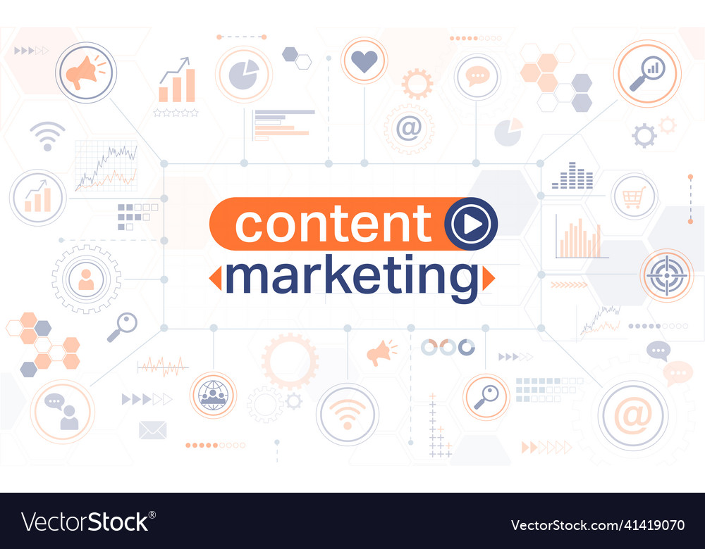 Content Marketing Horizontal Web-Banner