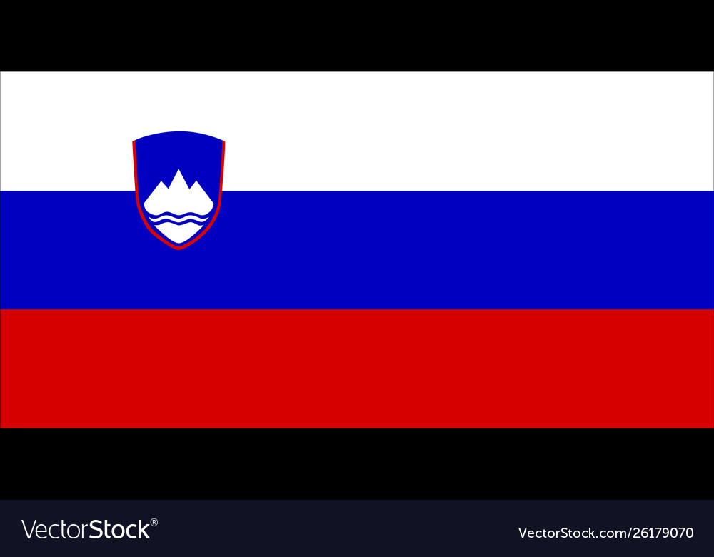 Flag slovenia republic template