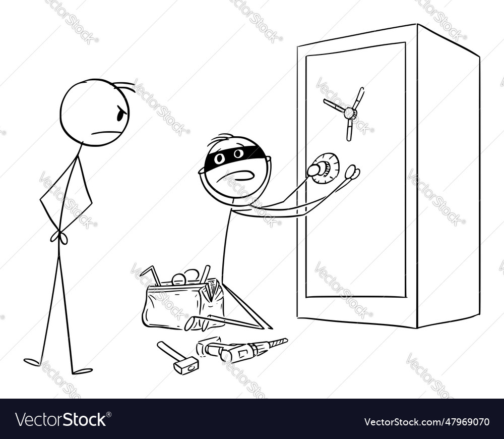 Looking Through Vector PNG Images, Vector Cartoon Stick Figure Drawing  Conceptual Illustration Of Man Or Businessman Looking Through Slightly Open  Door To See, Door, Man, Stickman PNG Image For Free Download