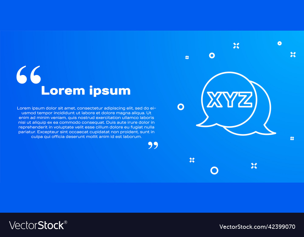 White line xyz coordinate system icon isolated vector image White line xyz coordinate system icon isolated